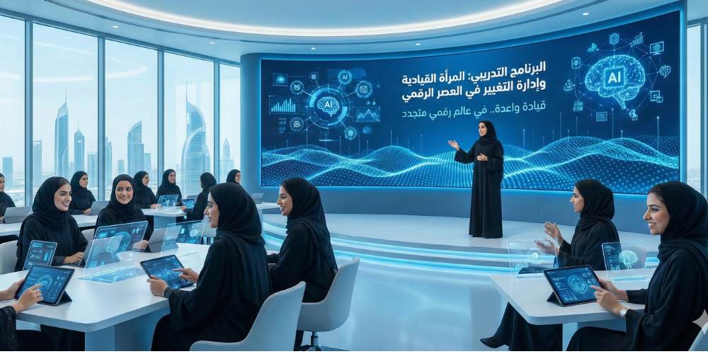 المرأة القيادية وإدارة التغيير في العصر الرقمي